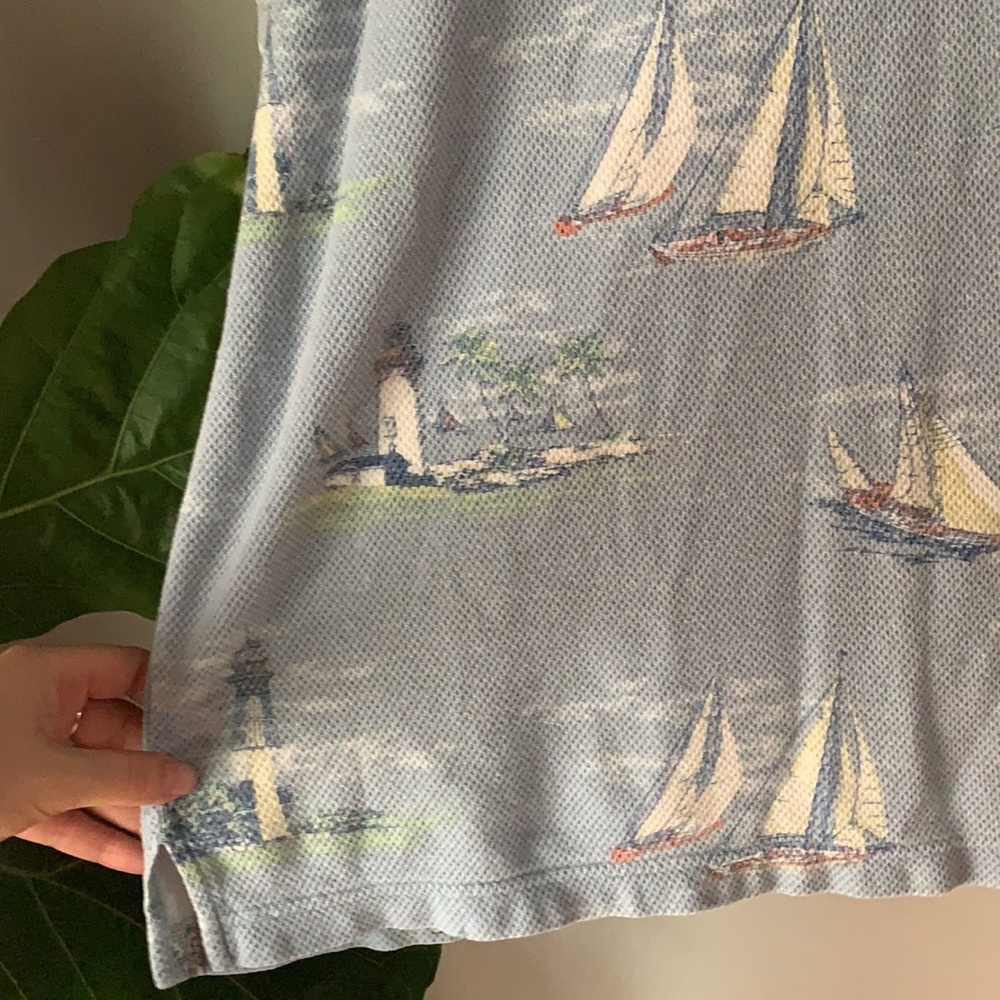 Vintage Boca Classics Men’s Printed Polo - Picture 4 of 5